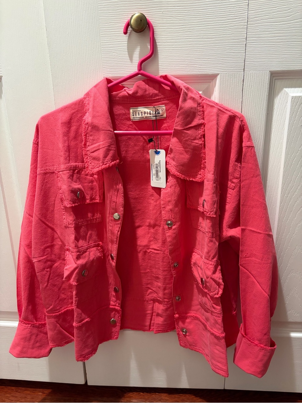 SeaSpice Pink Women's Utility Jacket